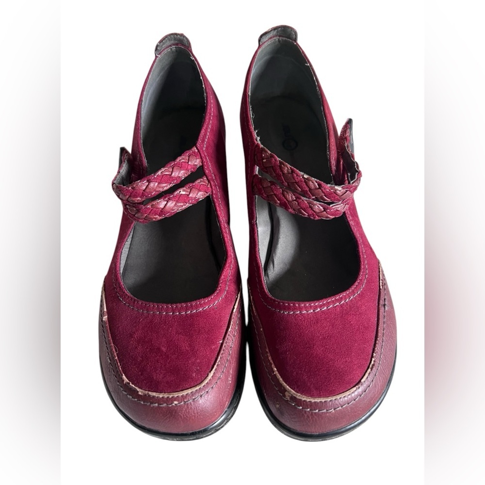 JBU by Jambu Women's Emerald Too Mary Jane Wedges Red Size 10